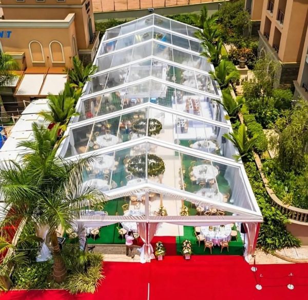 Transparent Marquee Tent (10m Width)